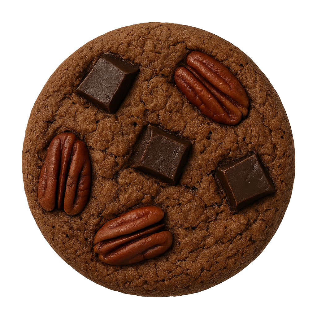 4 stuks Puur pecan
